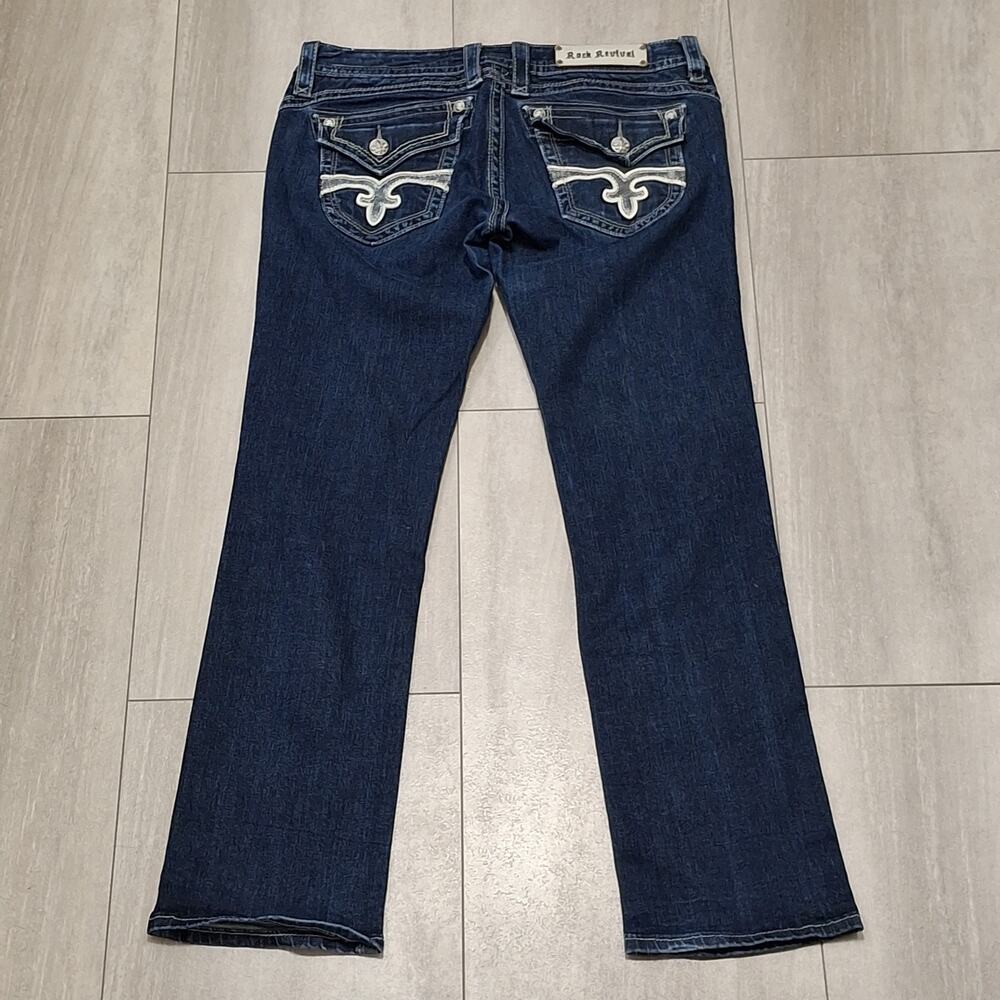 Womens Rock Revival Heather Easy Straight Jeans! Size 30x30